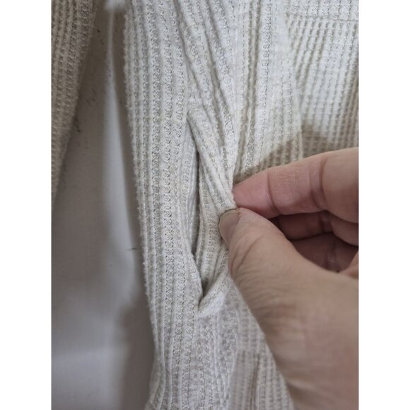 Cat & Jack Long Sleeve Waffle Design Beige Dress Infant Toddler Girls Size 18M - Picture 7 of 7